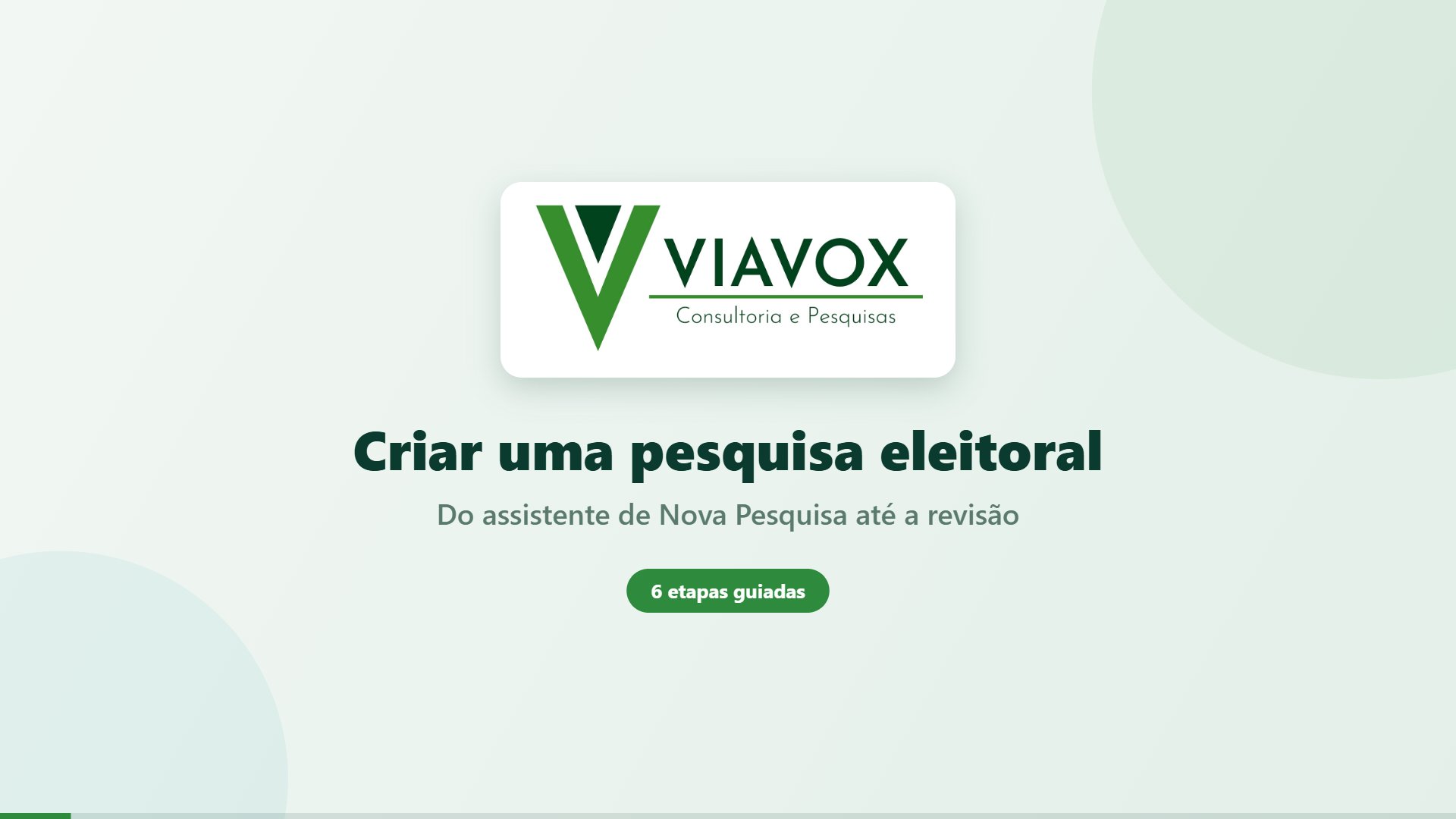 Capa do vídeo Criar uma pesquisa eleitoral