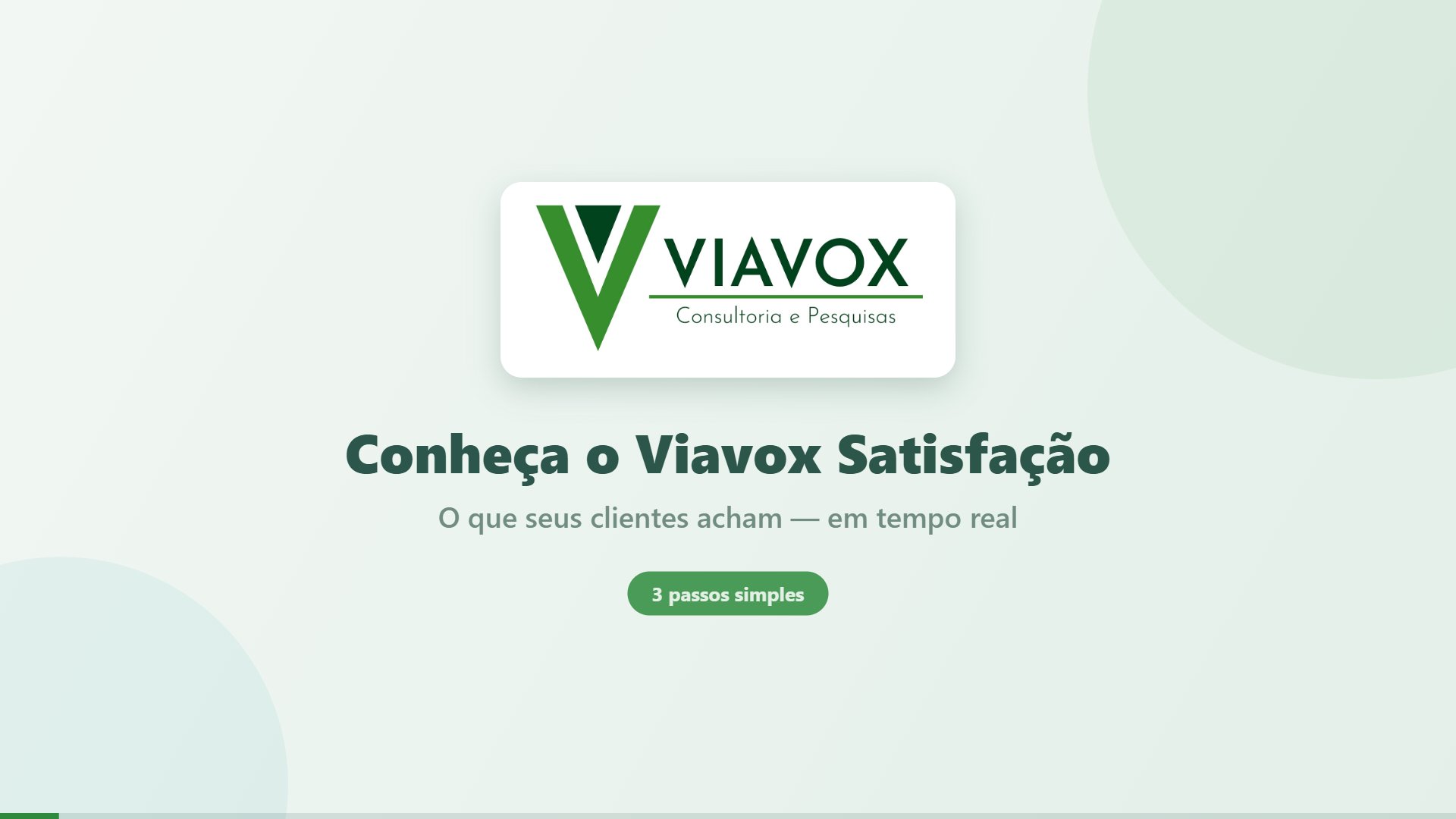 Capa do vídeo Conheça o Viavox Satisfação
