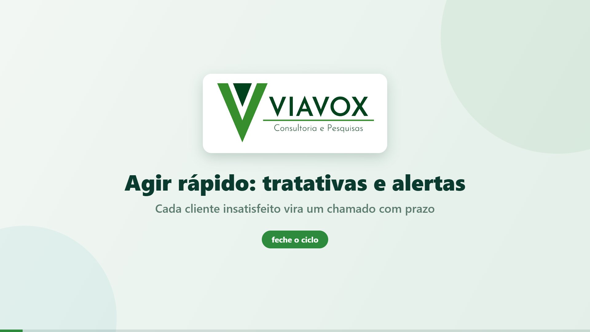 Capa do vídeo Agir rápido: tratativas e alertas